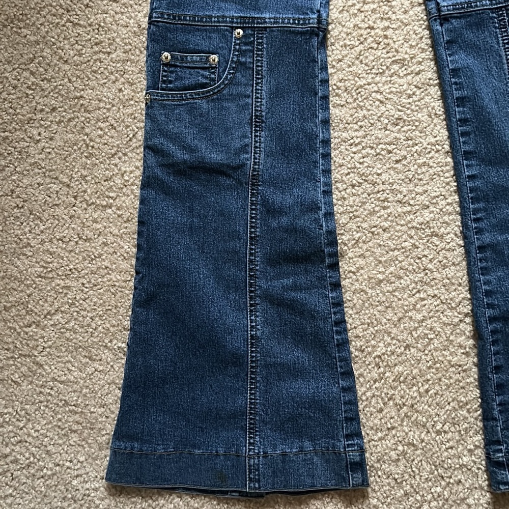 Atrium Low Rise Flare Jeans - Picture 2 of 5
